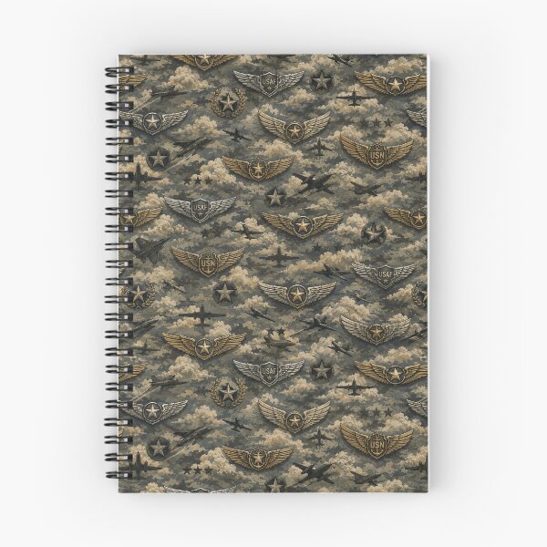Item preview, Vintage Military Aviation Emblem Pattern designed and sold by Military Insignia Products.