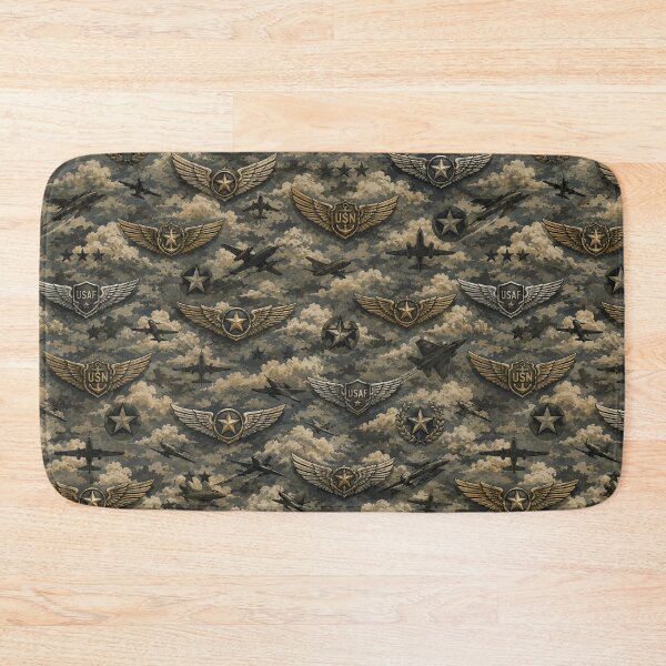 Item preview, Vintage Military Aviation Emblem Pattern designed and sold by Military Insignia Products.