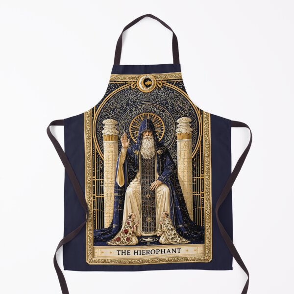 Item preview, The Hierophant Tarot Card Mystic Spiritual Art designed and sold by MythicMood.