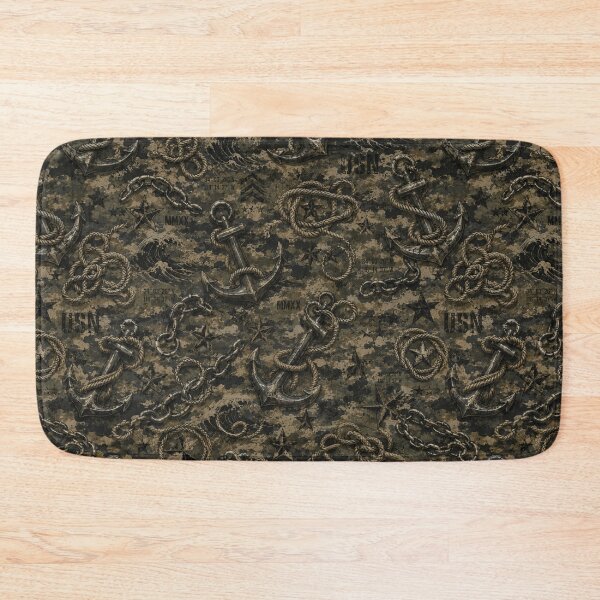 Item preview, Worn USN Nautical Camouflage Pattern designed and sold by Military Insignia Products.