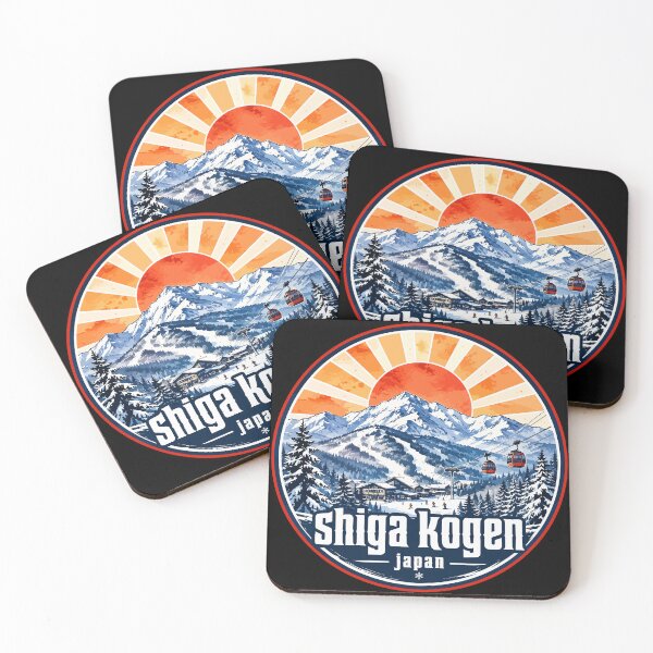 Item preview, Shiga Kogen Ski Japan Travel Watercolor designed and sold by TomFrontierArt.