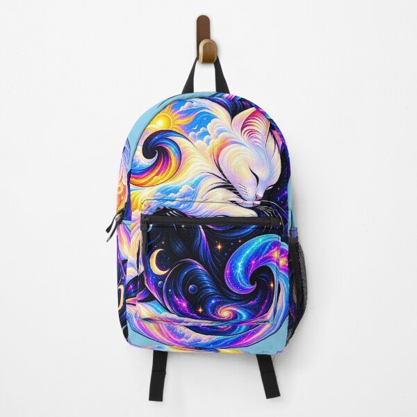 Item preview, ⚖️ PURRFECTLY BALANCED COLLECTION ⚖️ - GALAXY DAY & NIGHT CATS designed and sold by WheelieGdArt.