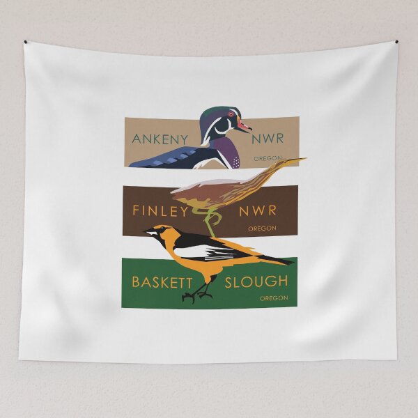 Item preview, Willamette Valley Wildlife Refuges-All revenues donated designed and sold by Gopherstown, OR.