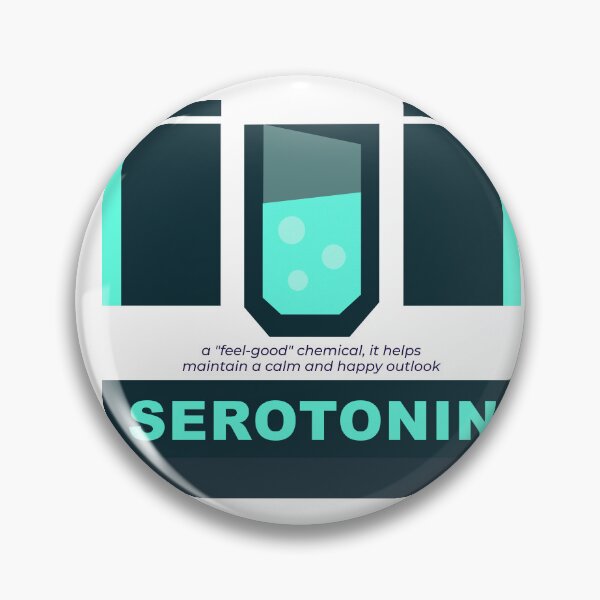 Item preview, Serotonin — Neurotransmitter, Mood & Brain Chemistry designed and sold by The Nomadic Designs.