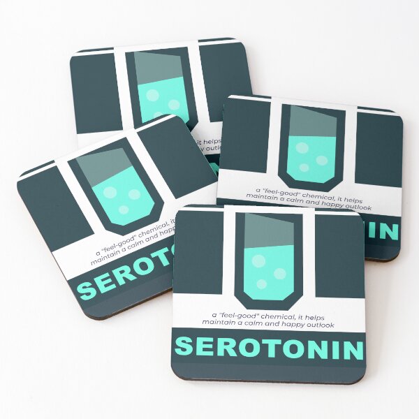 Item preview, Serotonin — Neurotransmitter, Mood & Brain Chemistry designed and sold by The Nomadic Designs.