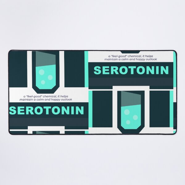 Item preview, Serotonin — Neurotransmitter, Mood & Brain Chemistry designed and sold by The Nomadic Designs.