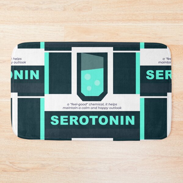 Item preview, Serotonin — Neurotransmitter, Mood & Brain Chemistry designed and sold by The Nomadic Designs.