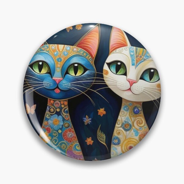 Item preview, Mystic Whiskers: Kaleidoscope Feline Art designed and sold by Beyond The Canvas.
