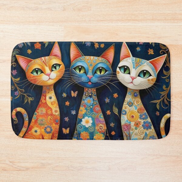 Item preview, Mystic Whiskers: Kaleidoscope Feline Art designed and sold by Beyond The Canvas.