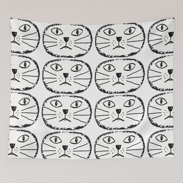 Item preview, Cat face designed and sold by SombreroDoodles.