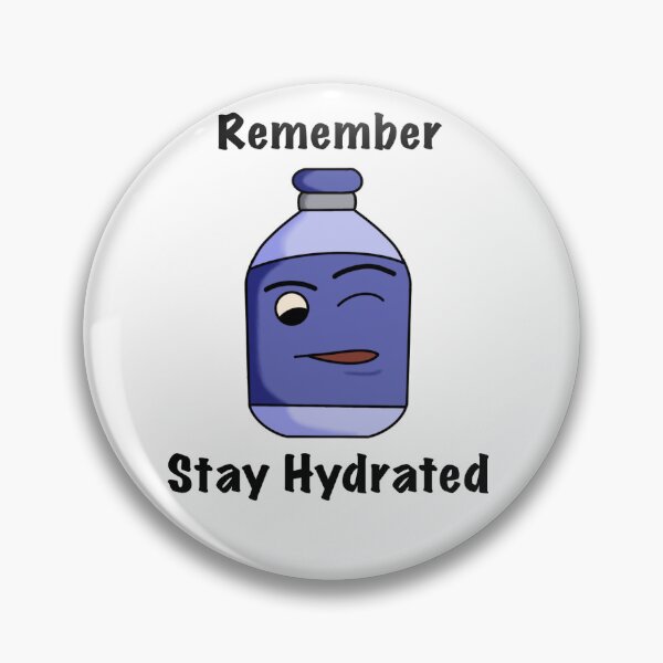 Item preview, Cartoonish Water bottle Stay hydrated  designed and sold by NotsoCreativeArtistJazz.
