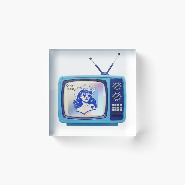 Item preview, Cowgirl Island Retro Vintage TV Western Cowgirl  designed and sold by aliyeus.