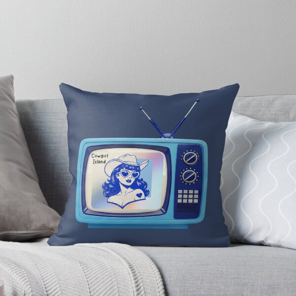 Item preview, Cowgirl Island Retro Vintage TV Western Cowgirl  designed and sold by aliyeus.
