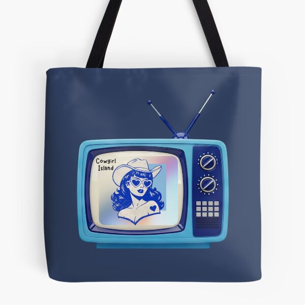 Item preview, Cowgirl Island Retro Vintage TV Western Cowgirl  designed and sold by aliyeus.