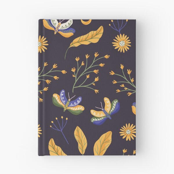 Item preview, Black Yellow Mystical Boho Forest Pattern designed and sold by MiaBellaGirl.