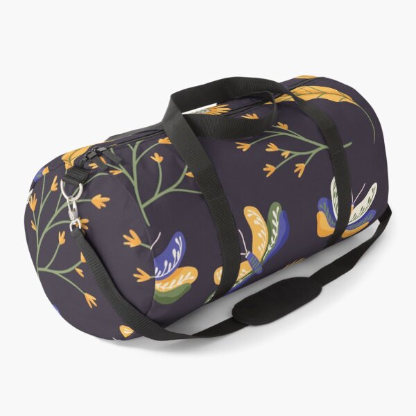 Item preview, Black Yellow Mystical Boho Forest Pattern designed and sold by MiaBellaGirl.