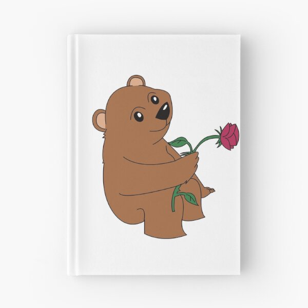 Item preview, Cute Teddy Bear Holding a Red Rose designed and sold by RedDragonStudio.
