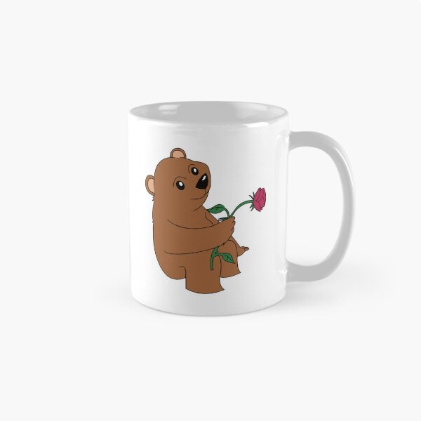 Item preview, Cute Teddy Bear Holding a Red Rose designed and sold by RedDragonStudio.
