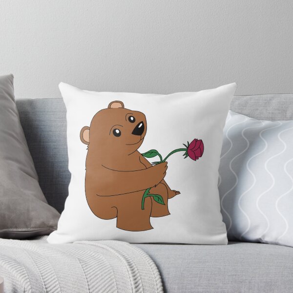 Item preview, Cute Teddy Bear Holding a Red Rose designed and sold by RedDragonStudio.