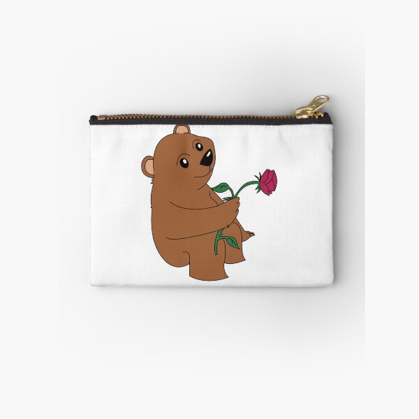 Item preview, Cute Teddy Bear Holding a Red Rose designed and sold by RedDragonStudio.