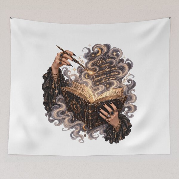 Item preview, Burn, Burn - Latin Love Spell | Dark Academia Grimoire Witchcraft designed and sold by Neurospicy Trolls.