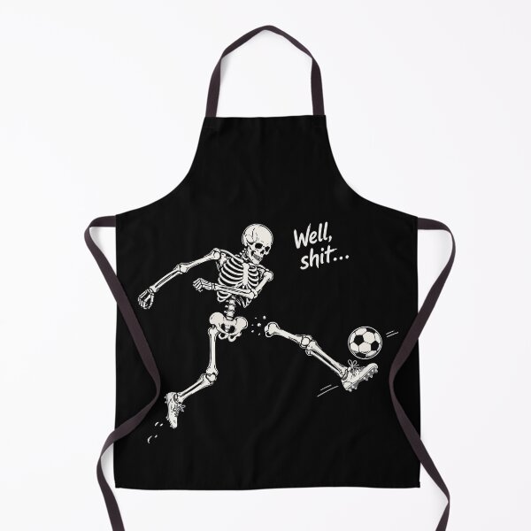 Item preview, Well shit skeleton soccer humor designed and sold by HandicraftArt.