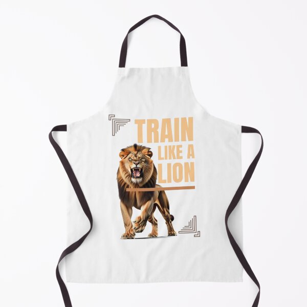 Item preview, Train Like A Lion bold typography style designed and sold by Bennie Singh.