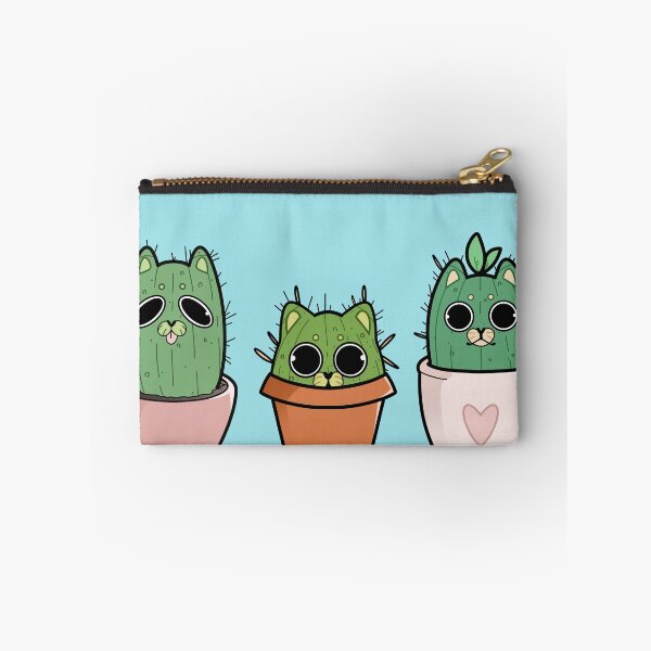 Item preview, cactus cats designed and sold by sadfacestickers.