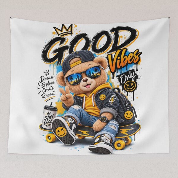 Item preview, Urban bear skater designed and sold by urbanshop7.