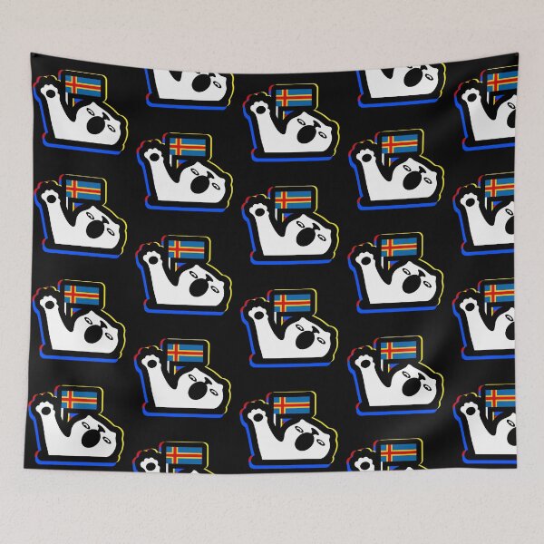 Item preview, Camera Flag Photography Cartoon Retro Design designed and sold by AhmedZouita.