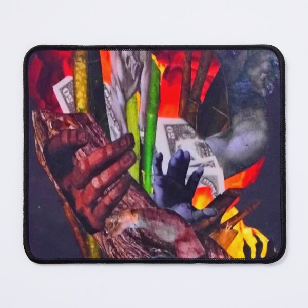 Item preview, Money is the Root of All Evil Surrealist Collage by Monalisasmiles designed and sold by MonaLisasmiles.