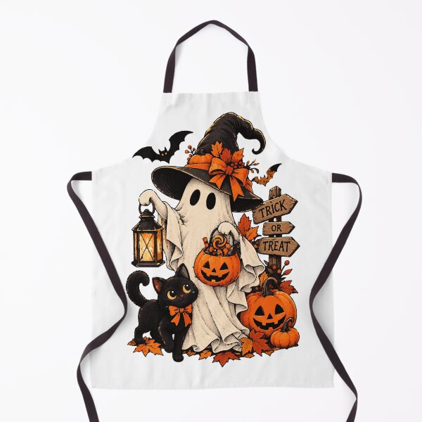 Item preview, Trick or Treat Ghost Witch Black Cat Halloween designed and sold by Sunday.Supply.