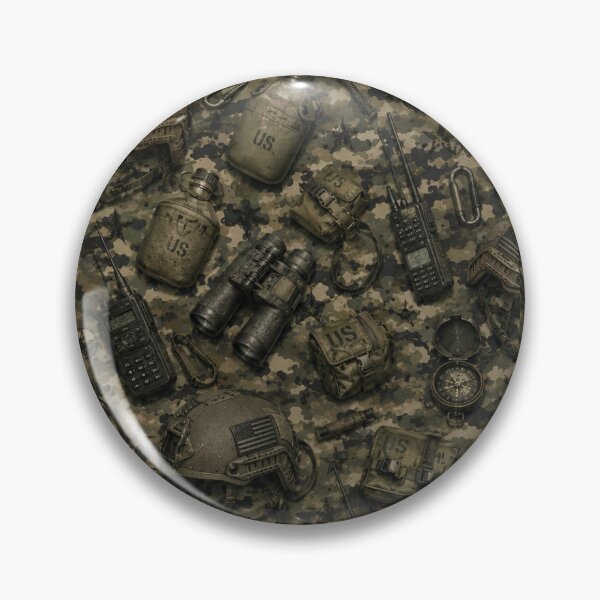 Item preview, Seamless Tactical Gear Camouflage Pattern designed and sold by Military Insignia Products.