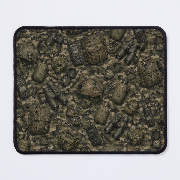 Item preview, Seamless Tactical Gear Camouflage Pattern designed and sold by Military Insignia Products.