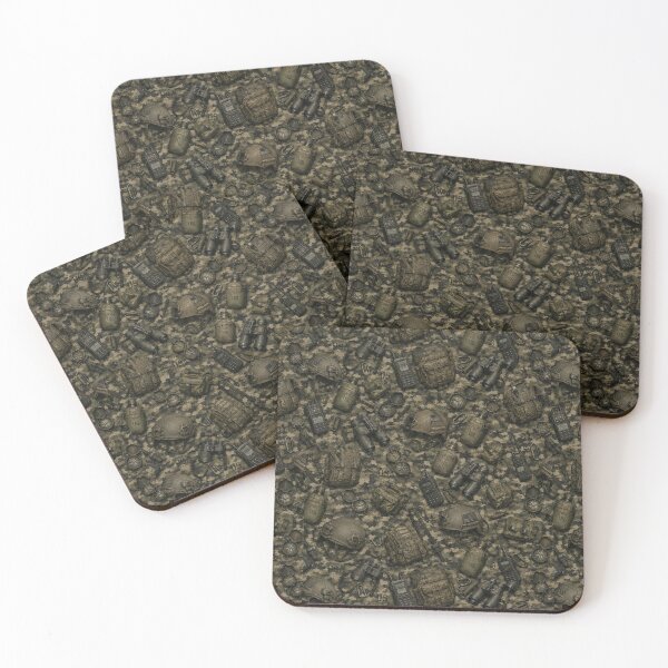 Item preview, Seamless Tactical Gear Camouflage Pattern designed and sold by Military Insignia Products.