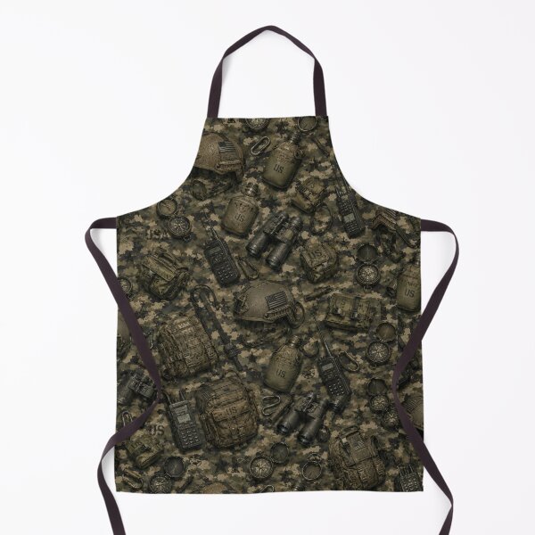 Item preview, Seamless Tactical Gear Camouflage Pattern designed and sold by Military Insignia Products.