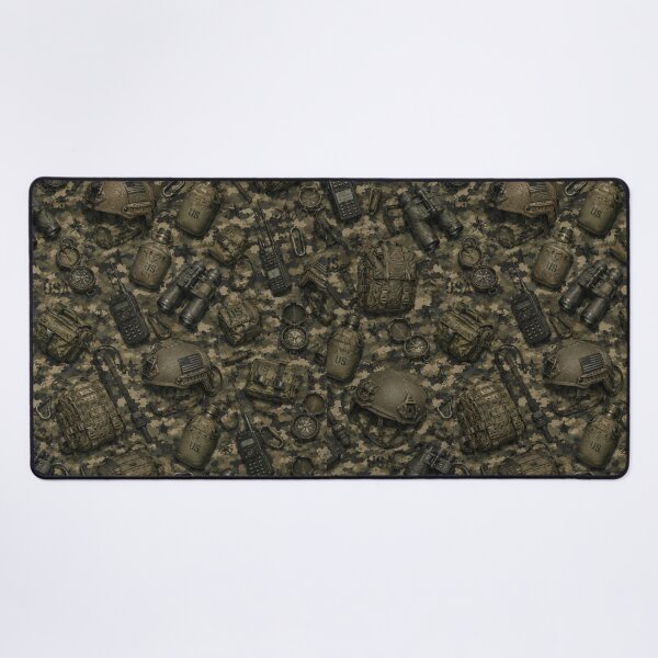 Item preview, Seamless Tactical Gear Camouflage Pattern designed and sold by Military Insignia Products.