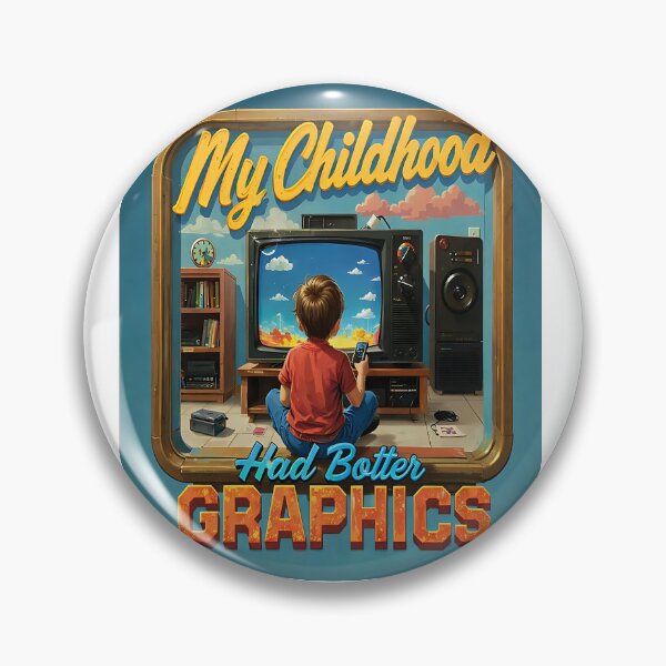 Artikelvorschau, 90er-Nostalgie, meine Kindheit hatte bessere Grafik, Retro entworfen und verkauft von amazouz1.