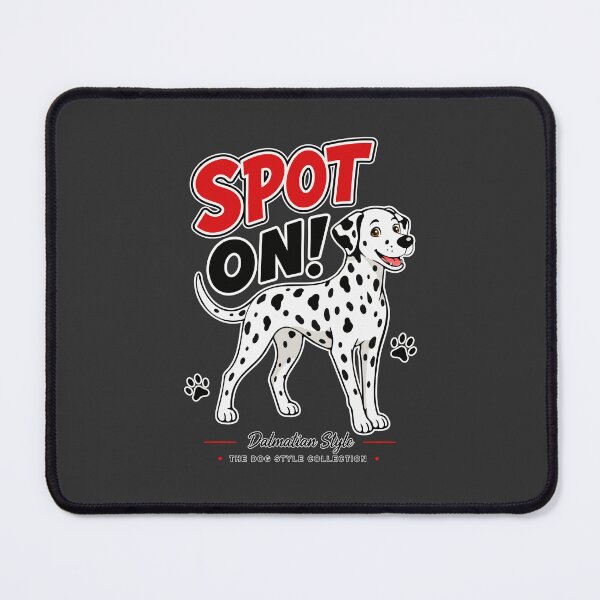 Item preview, Spot On Dalmatian Dog – Bold White Outline designed and sold by Stef Ringoot, cartoons and illustrations.