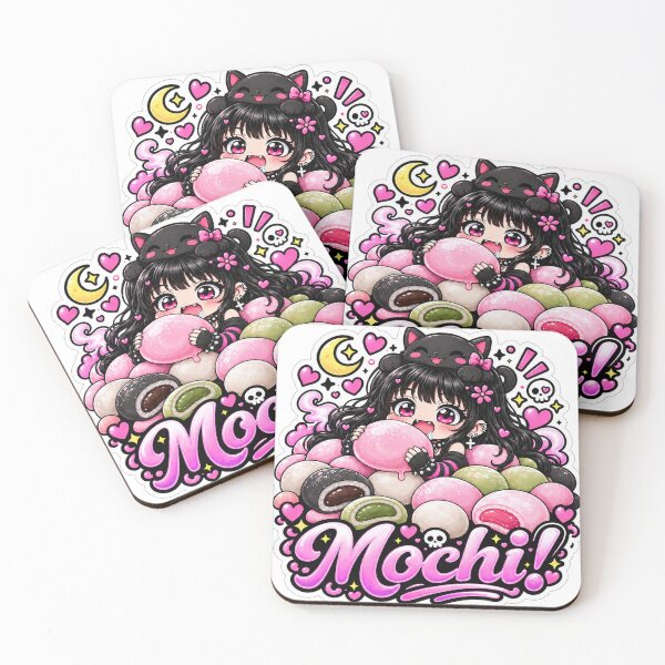 Item preview, Goth Food Gremlin Loves Mochi designed and sold by AnnekeJordaan.