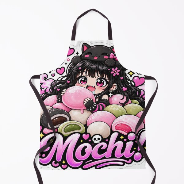 Item preview, Goth Food Gremlin Loves Mochi designed and sold by AnnekeJordaan.