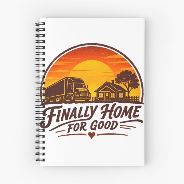 Item preview, Finally Home For Good - Retired Trucker Homecoming Gift designed and sold by Haque Desigens.