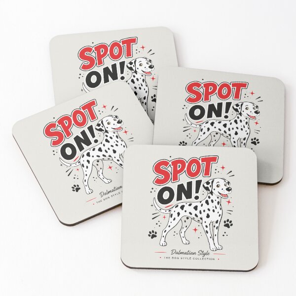 Item preview, Spot On Dalmatian Dog – Cute Cartoon Illustration designed and sold by Stef Ringoot, cartoons and illustrations.