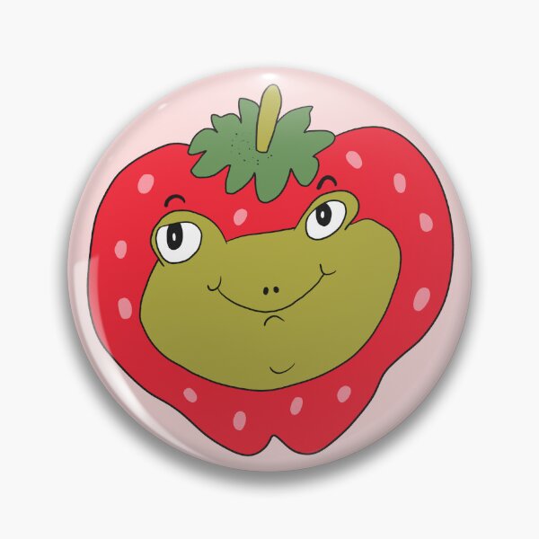 Item preview, Strawberry Head Frog (Red) designed and sold by yellowflowerhut.