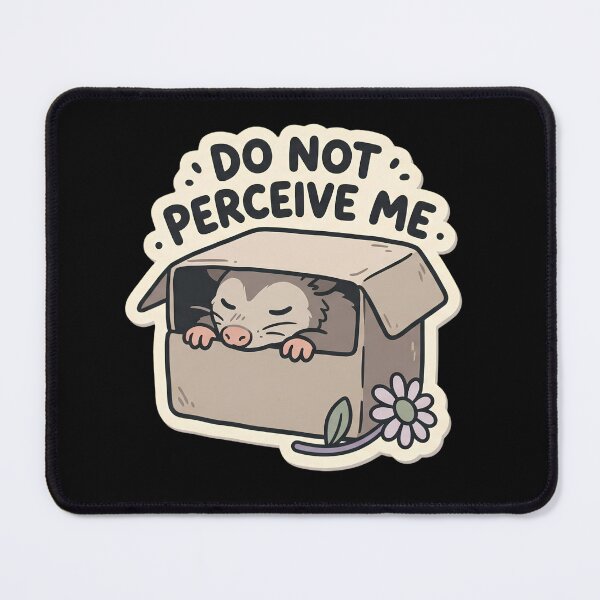Item preview, Do Not Perceive Me Possum | Cute Sleeping Opossum Kawaii Art designed and sold by kuwagatamushi.