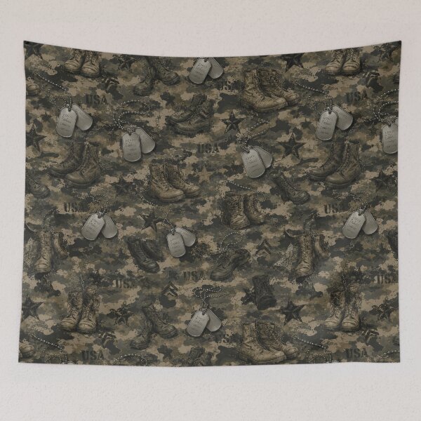 Item preview, Military Boots & Dog Tags designed and sold by Military Insignia Products.