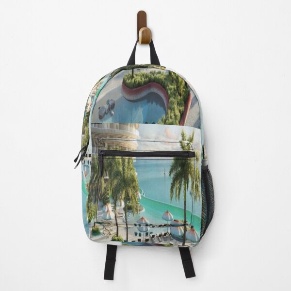 Item preview, Tropical Luxury Beachftont Resort designed and sold by NeonSketch Lab.
