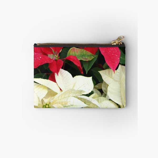 Item preview, Poinsettias Sprinkled with Raindrops designed and sold by SummerJade.
