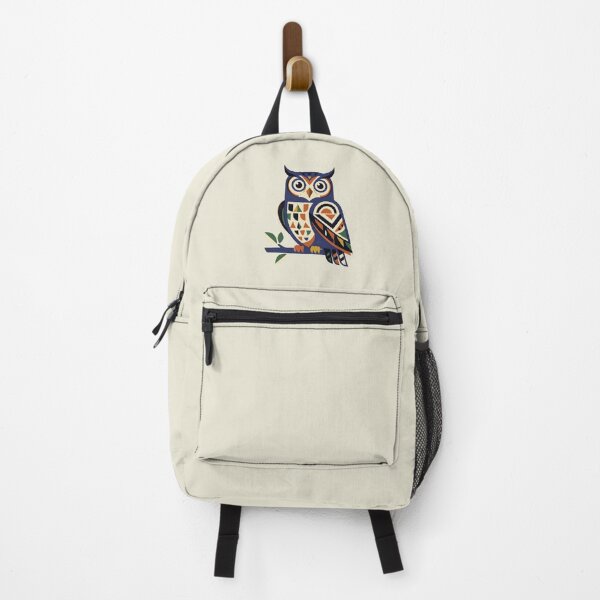 Item preview, Geometric Owl Mid Century Modern Retro Folk Art designed and sold by KiwiRider.