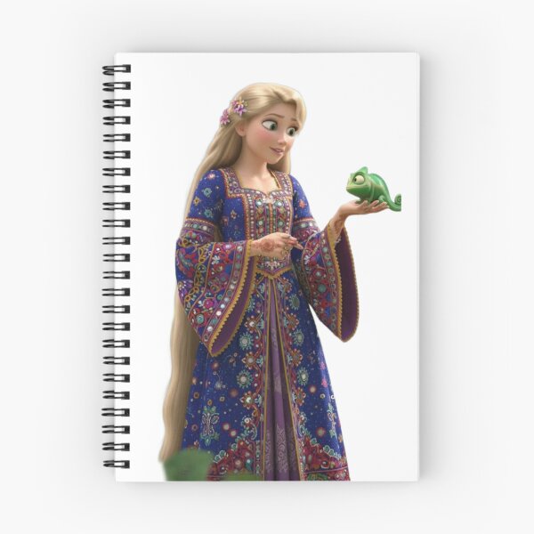 Item preview, Rapunzel and Pascal Tangled Princess Blue Dress 3D Character Design designed and sold by 4U---Store.